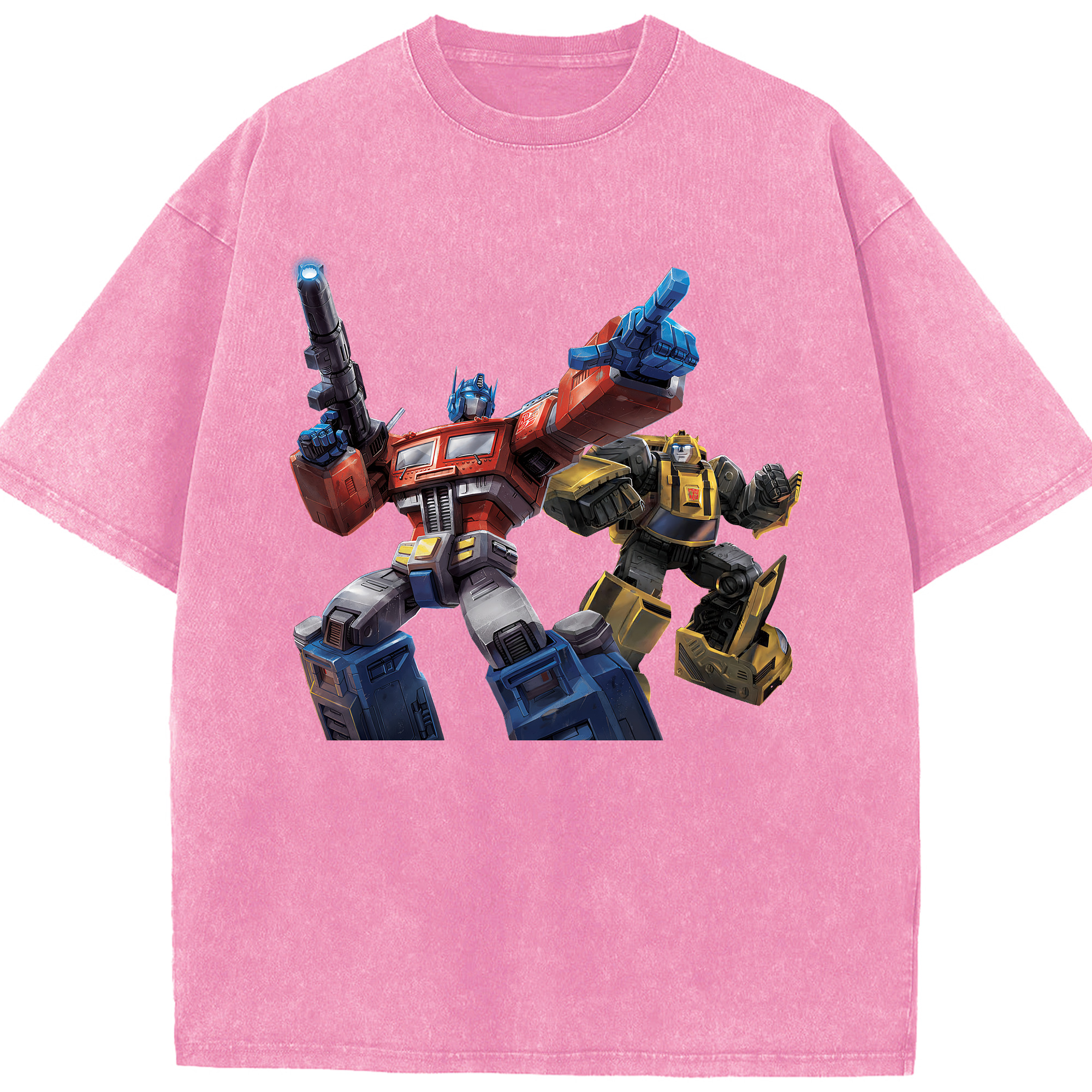 （画像用） Transformers トランスフォーマー 綿100% ヴィンテージ風 半袖Tシャツ（フロントプリント）